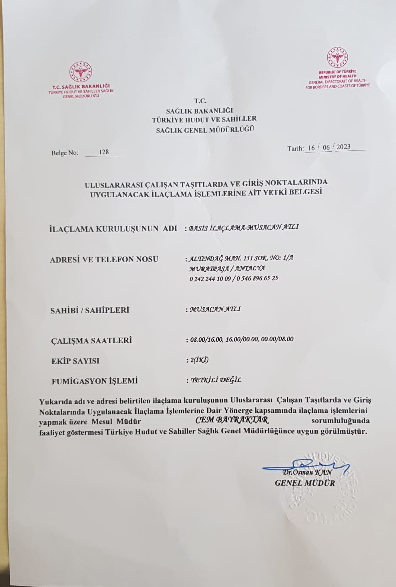 Yetki Belgesi 4
